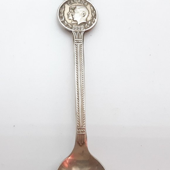Silverplate Collector's Spoon 1939 Royal Tour of Canada - Picture 6 of 11